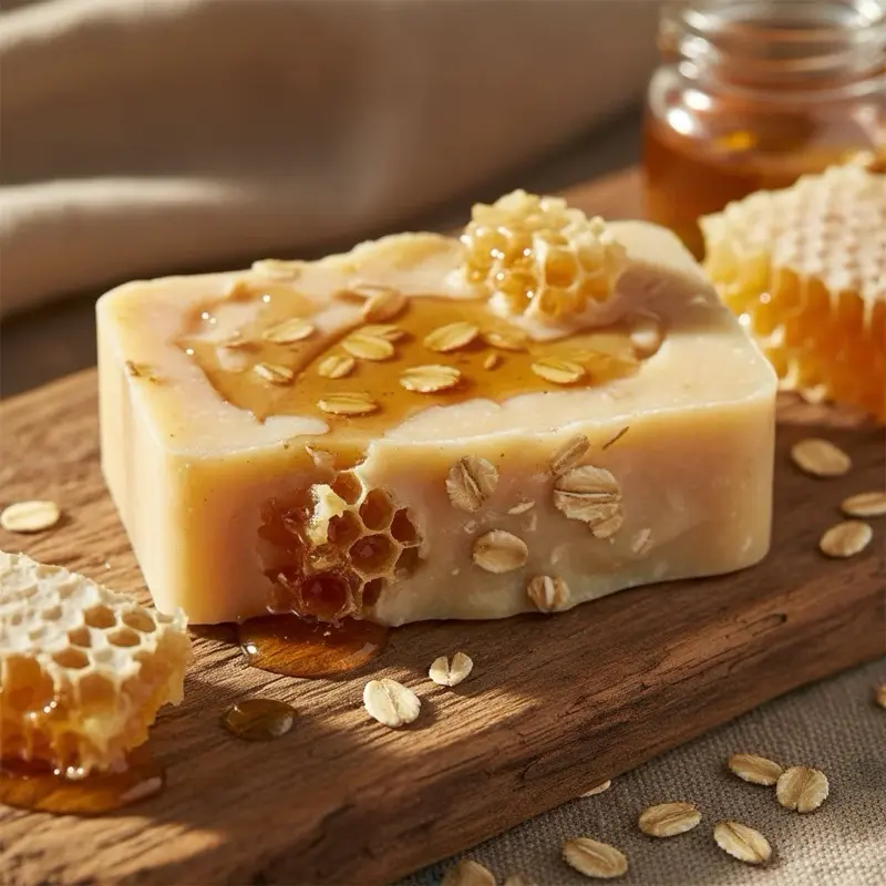 Honeycomb oats soaps