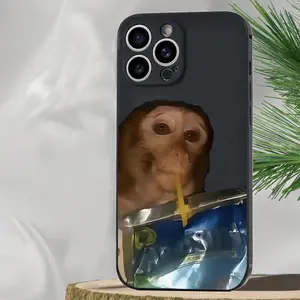 Monkey Pattern Phone Case, Cute Durable Shockproof Phone Protective Cover, Smartphone Accessory Cellphone Casing Compatible with iPhone 6 7 8 X XR XS Max 11 12 13 14 15 Pro Max