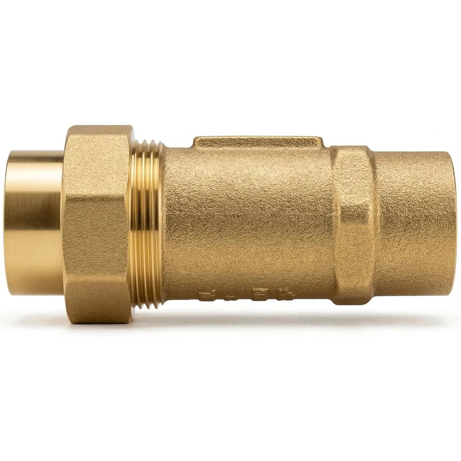 1 Inch Dual Check Valve Assembly, Replacement for 700XL-1UFX1F, Durable Solid Brass Dual Check Valve Backflow Preventer for Residential and Commercial Plumbing