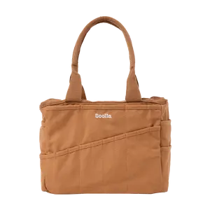 Soolla® Studio Bag, Cinnamon, Pottery Tool Bag, Craft Organizer, Knitting Bag, Crochet Yarn Tote