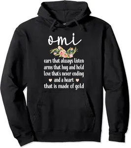 Best Omi Grandmother Appreciation Omi Grandma Pullover Hoodie - Alizejaqua Shop 41B09LXGHS13