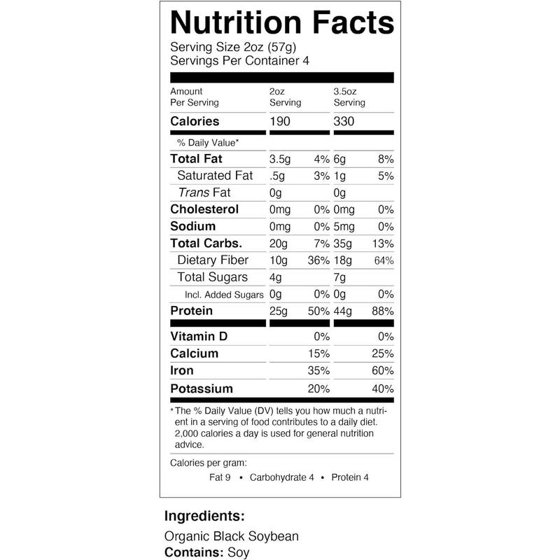 The Only Bean Organic Black Bean Spaghetti - High Protein, Low Carb, Vegan, Gluten-Free