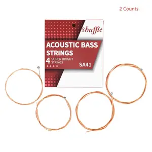 Shuffle SA41 4-string Bass String, 2 Counts/set Bass String, Musical Instrument Accessories for Bass