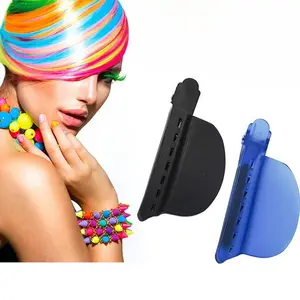 2Pcs Sectioning Clips Heat Insulation Easy Speed Separator Clip Blue for Wig Extension Hair Clip Salon Perm Professional Tools