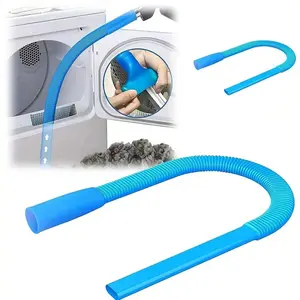Dryer Vent Cleaning Kit with Adjustable Universal Adapter, Blue Dryer Lint Vacuum Attachment, Home Cleaning Tool, Essential Appliance Maintenance