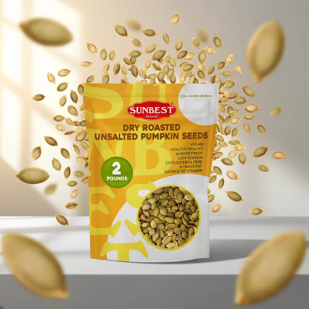 Pumpkin Seeds - Dry Roasted & Unsalted Natural Snack