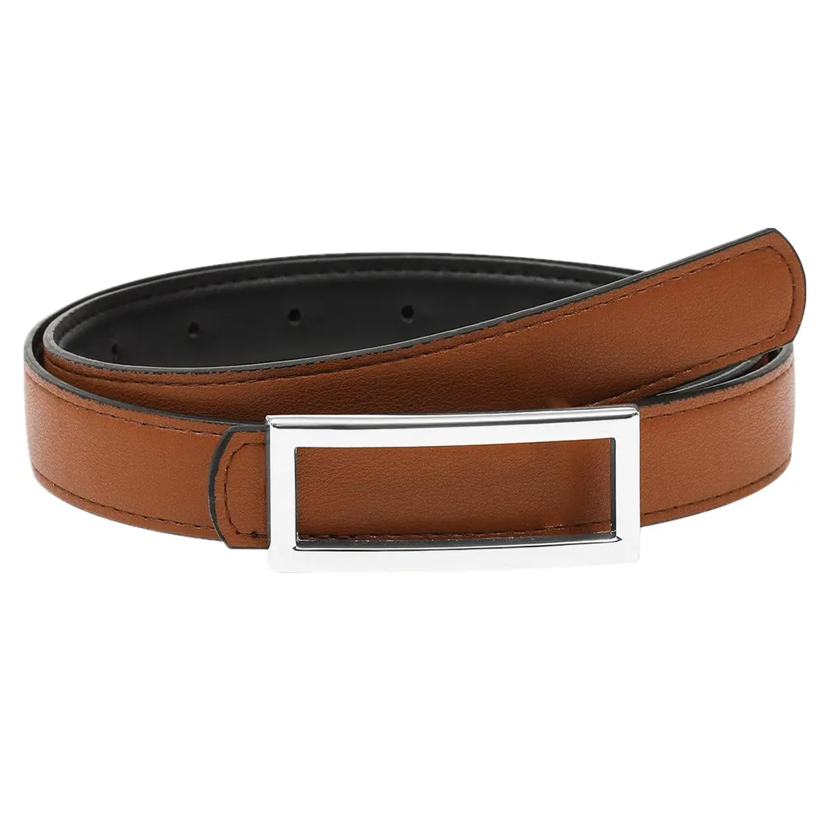 Black/Brown(Silver Buckle)