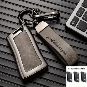 Scratch-Resistant & Durable Luxury Zinc Alloy Car Key Chain Case, Suitable for Lexus, Compatible with GS, RX, IS, ES, GX, LX, UX, RC, LS 450H, 300H, and U.S.-Spec Models - Premium Automotive Accessories