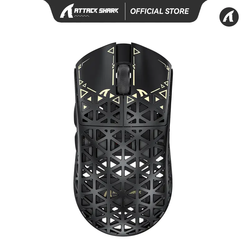 ATTACK R5 Ultra Carbon Fiber Grip Wireless 8K PAW3950MAX Esports Gaming Mouse - High DPI, Slim Wireless Mouse, Gaming Equipment, PC Accessories