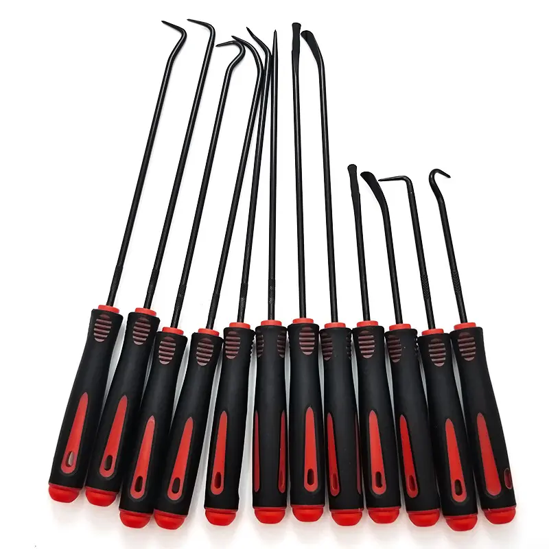 12PCS Upgrade Oil Seal Hook Driver Set, Automotive Tool with O-Seal Ring Puller, Metal Scraper, Durable Essential Tools for Vehicle Maintenance