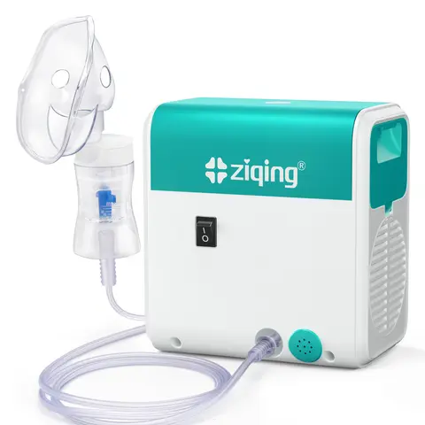 Ziqing WH-02 Nebulizer Machine for Adults and Kids Household Use, Mesh Nebulizer for Breathing Problems Night Lightweight