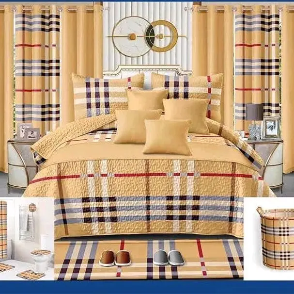 24 pieces Bed spread  set king size