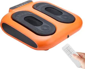 Foot Massager Machine Seated Leg Foot Pedal Exerciser Speed Adjustable Foot Massager, Shiatsu Vibration Feet Massager for Back, Thighs and Calves, Relieve Stiffness Tired Muscles