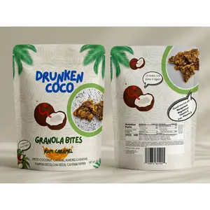 Drunken COCO Granola Bites - Rum & Caramel Flavored