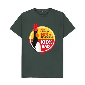 Feathers Mcgraw 100% Bad Adult T-Shirt Teemill