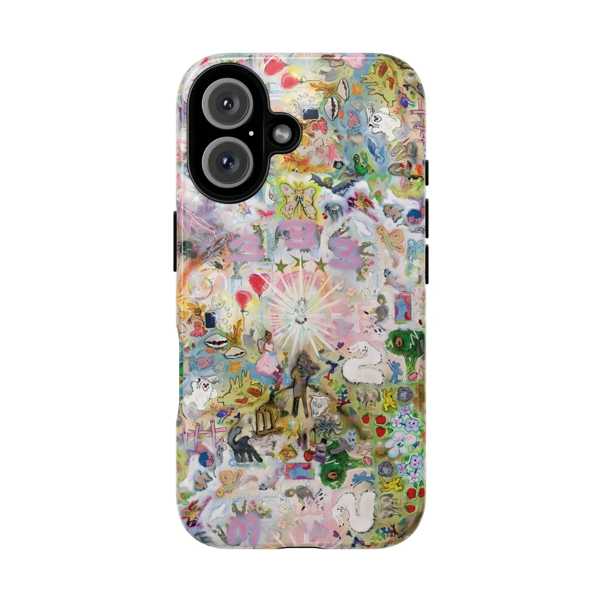 Bladee 333 Album Hybrid Dual-Layer Polycarbonate Smartphone Shell - Protection, Durable Protector, Hybrid Armor Cover, Custom-Fit Smartphone Shell Accessories for iPhone X,11,12,13,14,15,16,17 & More; Check Available Sizes