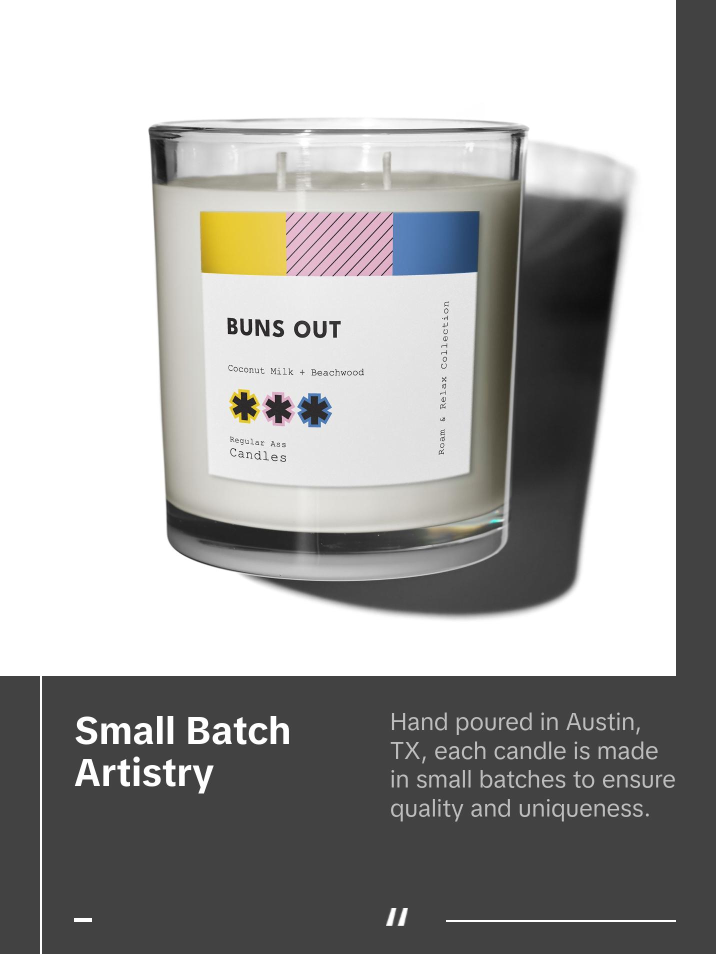 DO NOT DISTURB Coconut Milk, Shea, Beachwood Candle