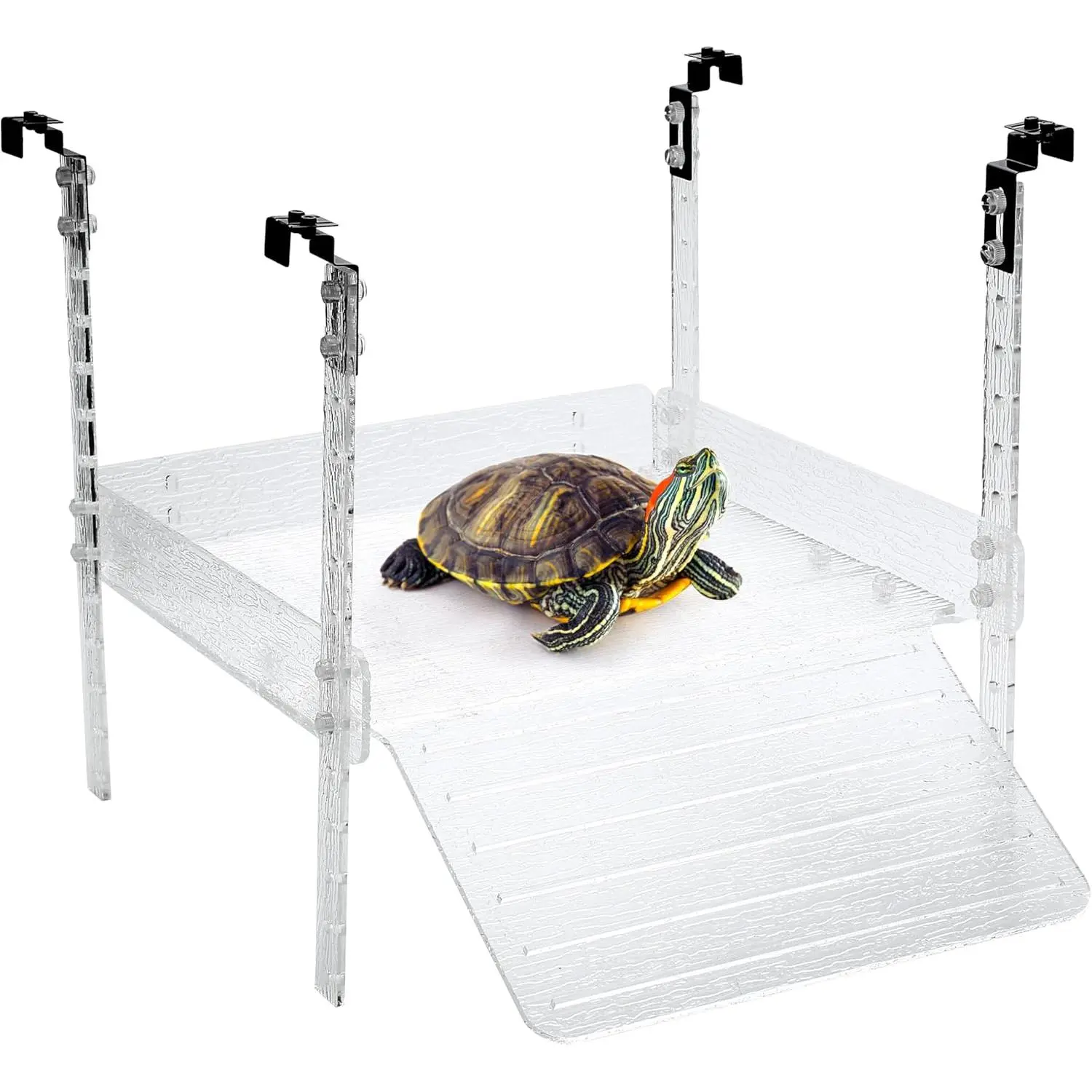 Hanging Turtle Basking Platform for 40 Breeder 75 Gallon Aquatic Reptile Ramp Dock Turtle Terrace Turtle Tank Accessories