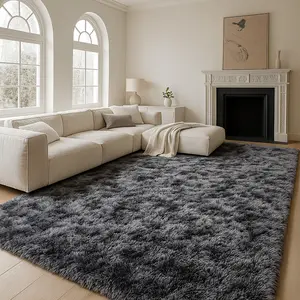 TABAYON Fluffy Rug for Living Room Large Shaggy Tie-Dye Area Rugs Non-Slip Carpet for Bedroom Soft Playroom Mat Cool Rugs New Year Home Decor Valentine's Day Gift