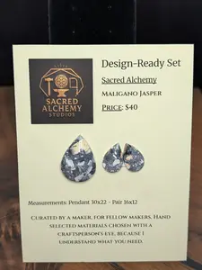 Tear Shape - Maligano Jasper - Design-Ready Set