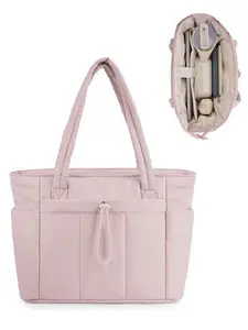 Women's Lightweight Zipper Large Soft Nylon Handbag, Multi-Pocket Crossbody Bag, School, Work, Travel, Casual Commute Bag, Casual Commuter Bag, Daily Commuter Bag
