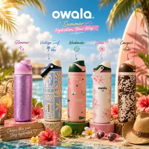 Owala Summer Collection ️ | Cute Aesthetic FreeSip Bottles Insulated Leakproof Travel Tumbler