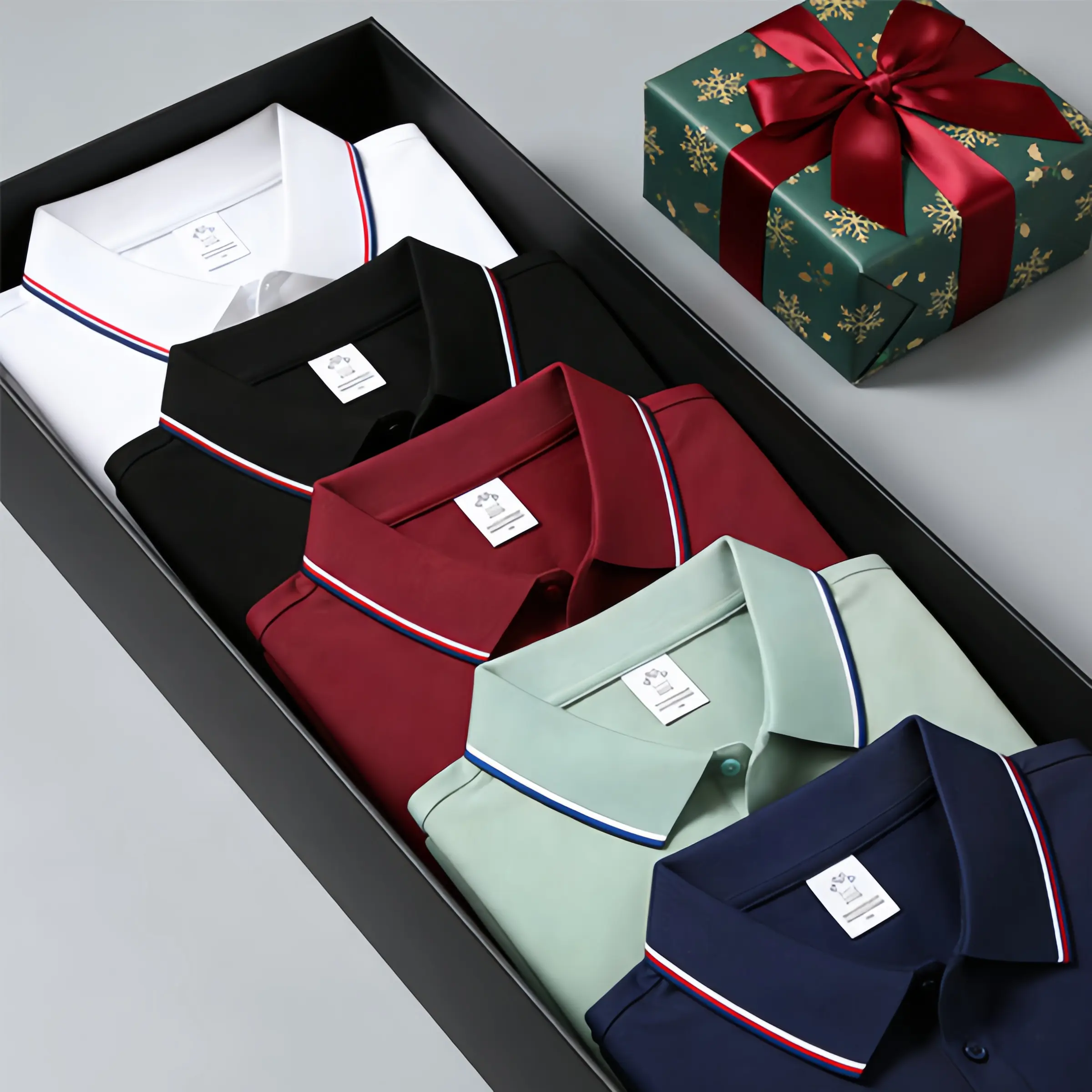 Men's Classic Plain Polo Shirt Set (3 Pack), Short-Sleeve, Regular Fit, Breathable Soft Fabric, Moisture-Wicking, Lightweight Menswear, Suitable for Casual & Work Use