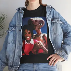 E.T. with Michael Jackson - Vintage Heavy Cotton T-Shirt (Unisex)