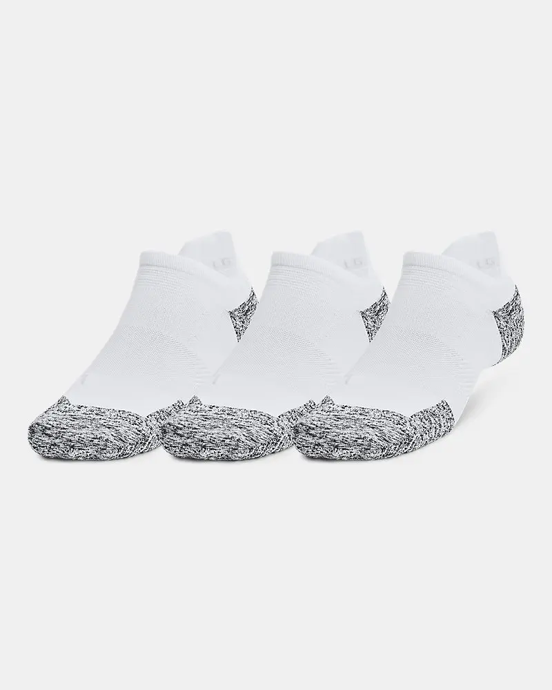 Under Armour ArmourDry® Unisex Run Cushion 3-Pack No Show Socks