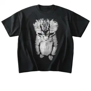 Sad Meme Cat Tshirt Cotton Unisex Short Sleeve Animal Gift, Funny Shirt