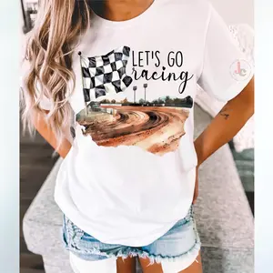Race track shirt, Checkered flag clipart, DTF graphic, Race print, Drag racing