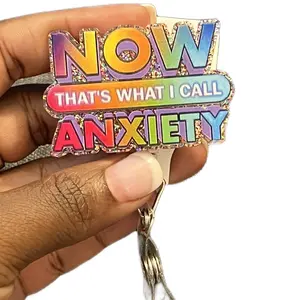 Now That’s What I Call Anxiety Badge Reel medicalaccessories