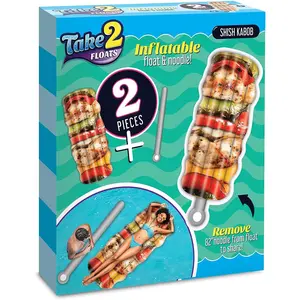 Chicken Shish Kebab Float & Noodle 2-in-1 Pool Floats Raft Tube Inflatable Mighty Mojo