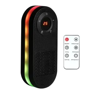 US Plug Heater – 180° Rotatable Desk Heater, Remote Control LED Display, Overheat Protection Design, Timer Function, Efficient Indo Give Away Free Gifts