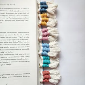 Handmade Bookmark with tassels | Holiday Gift for Booklovers