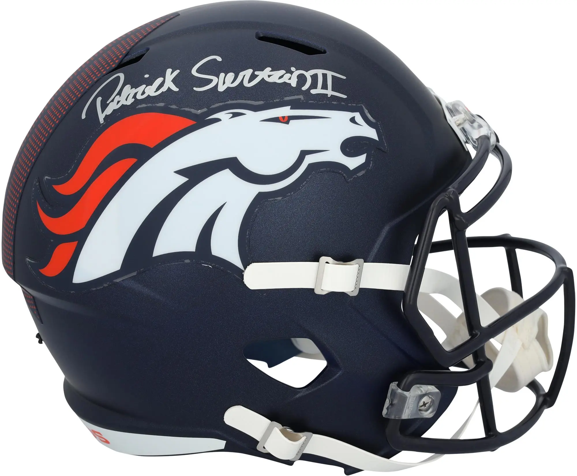 Patrick Surtain II Denver Broncos Autographed Riddell Speed Replica Helmet - Fanatics Authentic Certified
