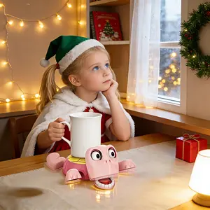 Cute Turtle Coasters with Retractable Limbs 3D Printed PETG Plastic Novelty Drink Coasters and Decorative Figurines for Tabletop Fun Stress-Relieving Desk Accessory TOY HOBBY Non-BPA Free Tea Coffee Tableware