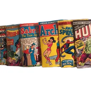 Set of 6 bubble funnies mini comics from the 1980s