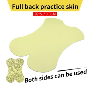 Full back silicone leather, soft silicone exercise leather