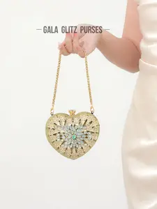 Elegant Crystal Evening Handbag, Luxury Women's Purse, Fashion Lipstick & Perfume Bag, Handmade Metal Diamond Bag for Parties