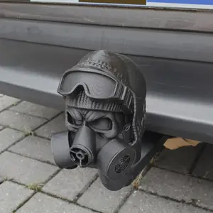 Hitch Ball Cover with Medieval Knight Design - Secure Snap-On Protective Cover for 2-Inch (50mm) Trailer Balls, Durable Towing Accessory for Trucks & Trailers, Prevents Dirt & Debris, Truck Stuff