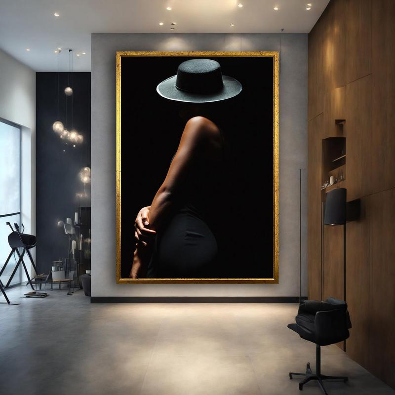 Stunning Collection of Modern Black Woman Art - A Celebration of African American Beauty. Exquisite Fashion - Inspired Wall Art for a Stylish Decor Statement - Unframed