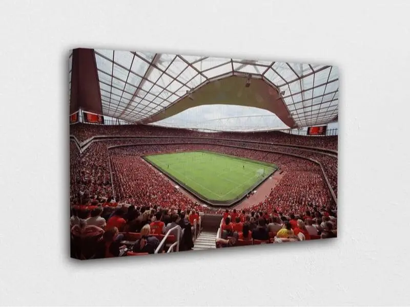 Glossy Emirates Stadium Arsenal Football Photo Poster, Ahmet Sports Wall Art, Home Decor Gift for Soccer Fans