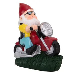 KEANO Garden Gnome Funny Outdoor Statue Gnome Decoration Indoor Outdoor Lawn Figurines for Home Yard Garden Décor