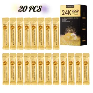 KORMESIC 24K Gold Overnight Mask – Anti-Aging Sleep Mask with Collagen & Vitamin B5 – Deep Moisturizing, Fine Lines Support