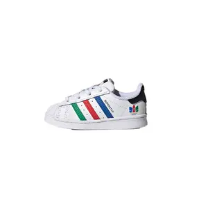 Superstar TD "Colorful Stripes - Cloud White" FW5240
