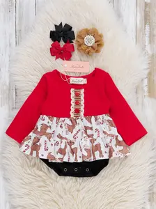 Christmas Reindeer Herd Bubble Romper