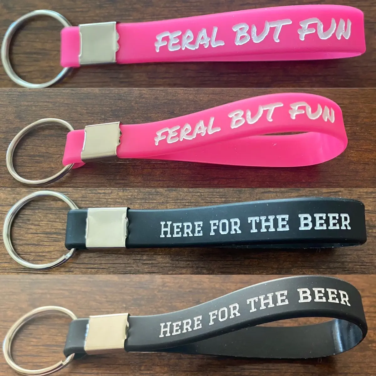 Silicone loop Keychain Silicone loop Keychain
