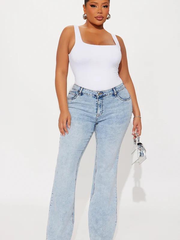 Best Ever Low Rise Flare Jeans - Light Wash