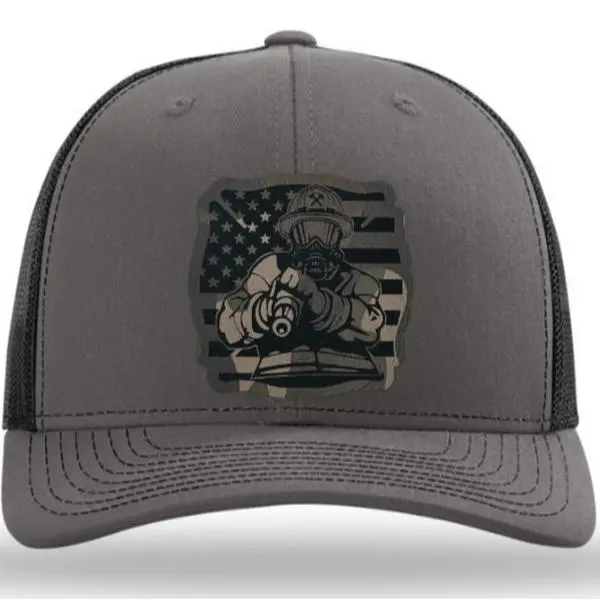 Fireman American Flag hat | Snapback or Flexfit | Multiple Colors